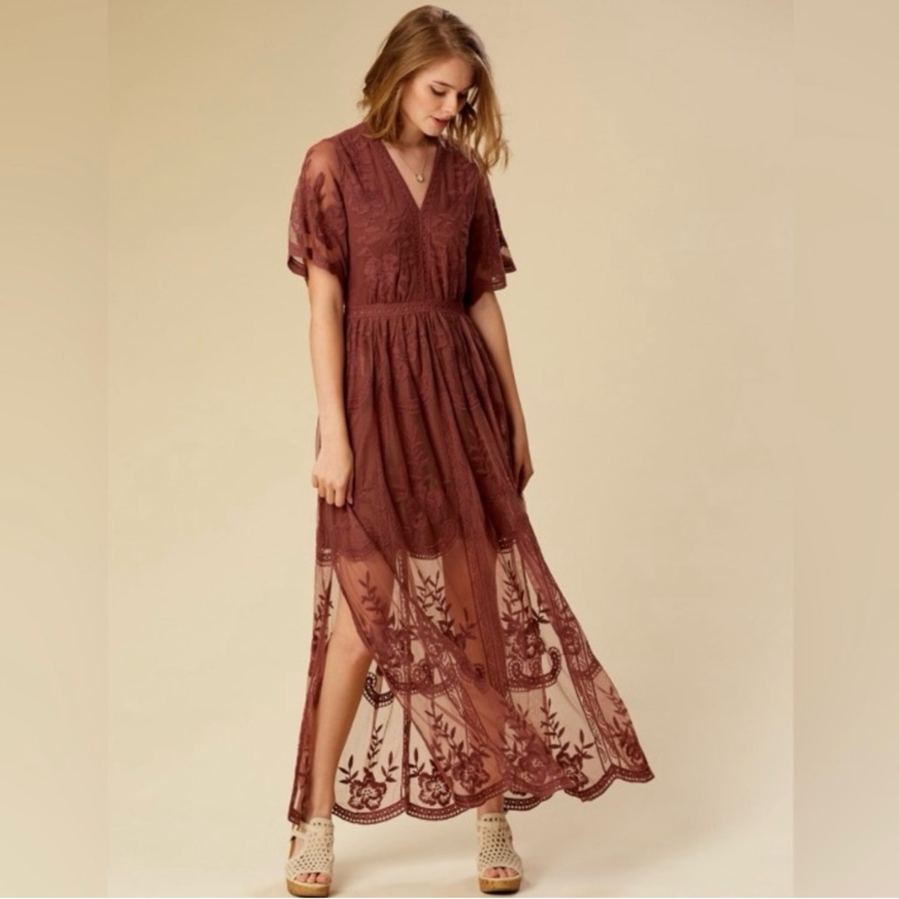 Altar’d State Lace Overlay Dress